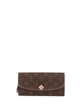 Louis Vuitton Monogram Bloom Flower Emilie Wallet.