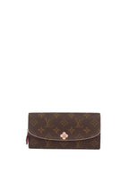 Louis Vuitton Monogram Bloom Flower Emilie Wallet.