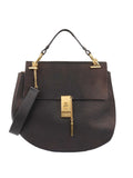 Chloe Black Large Drew Bag.