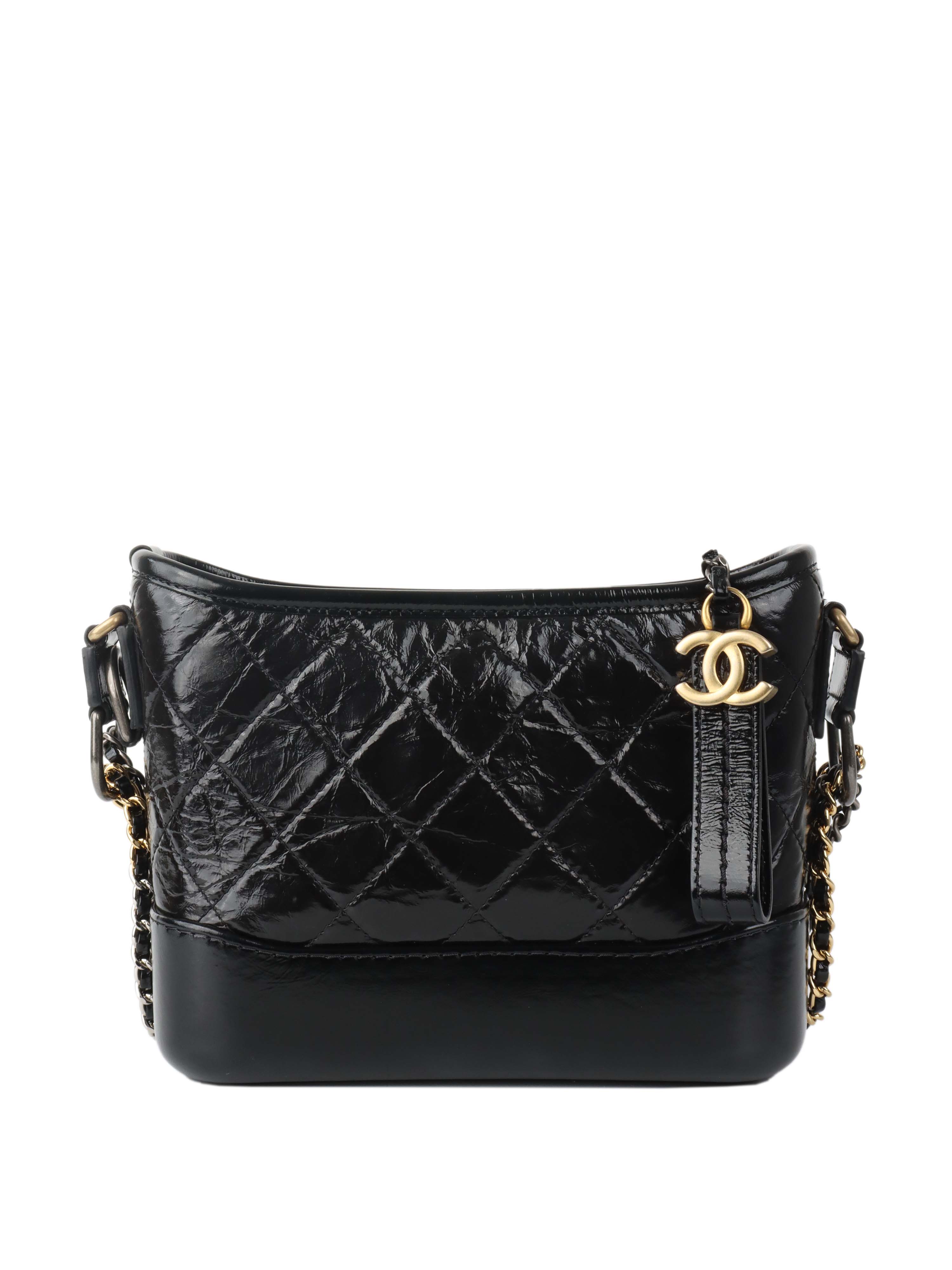 Chanel Black Small Gabrielle GHW.