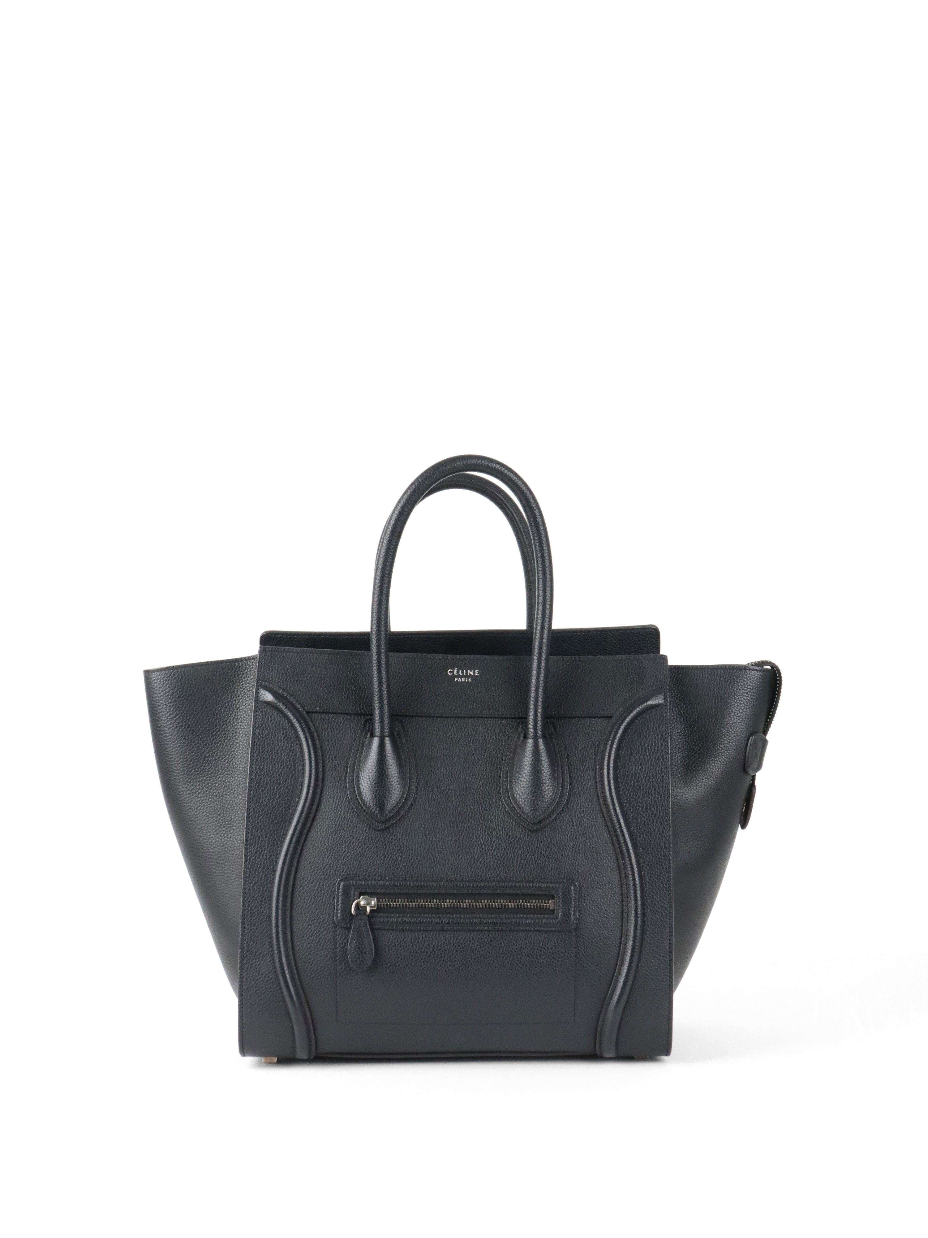 Celine Black Mini Luggage Bag