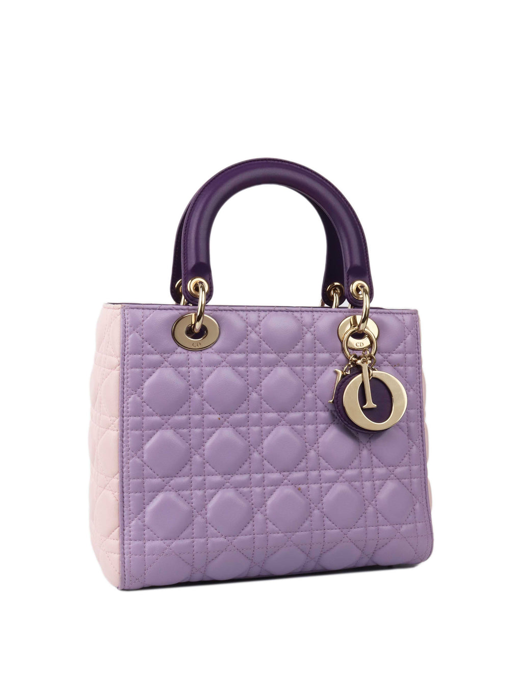 Dior Purple Lambskin Limited Edition Lady Dior.