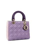 Dior Purple Lambskin Limited Edition Lady Dior.