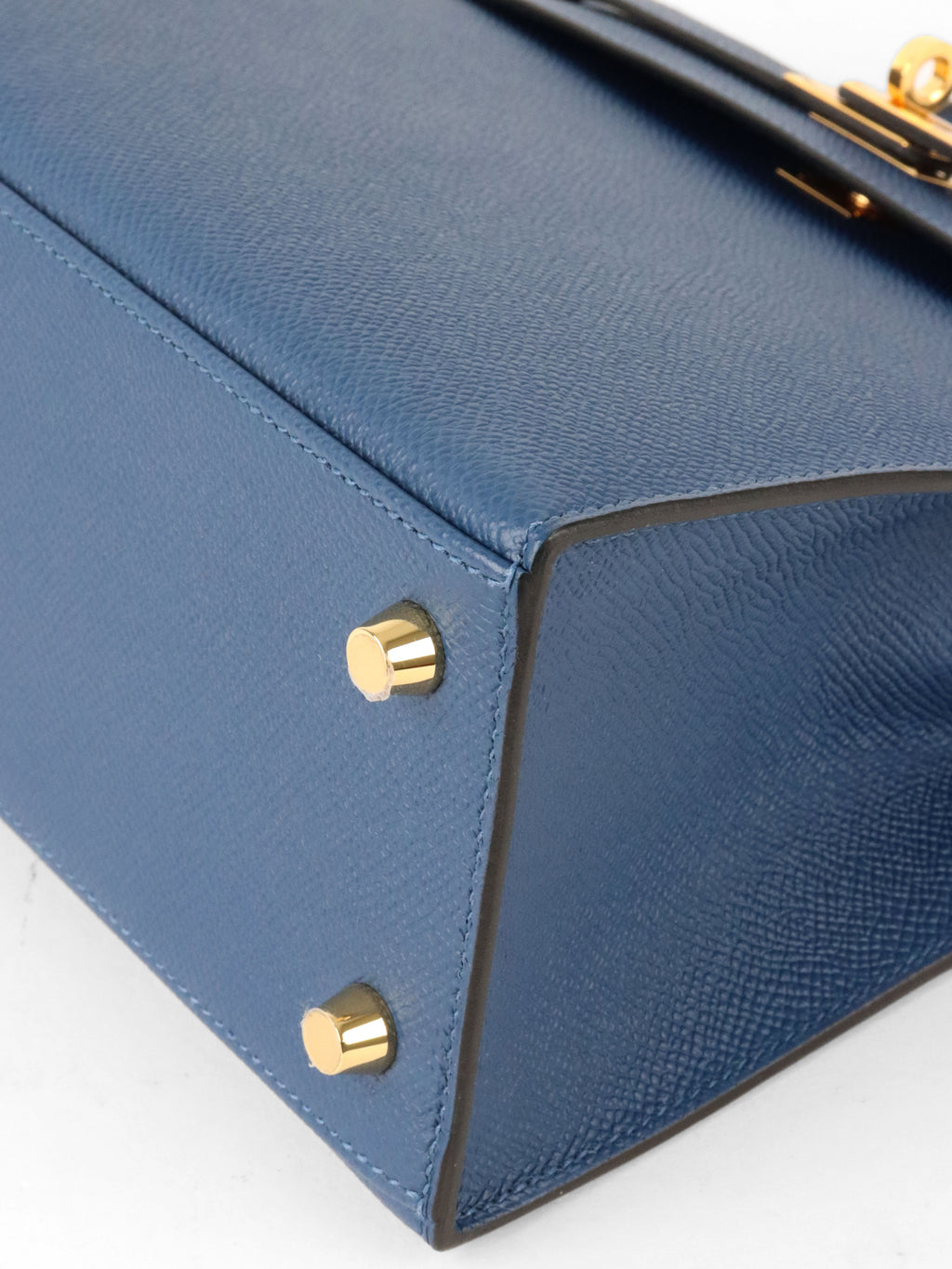 Hermes S4 Deep Blue Kelly 25 Epsom leather GHW Stamp D