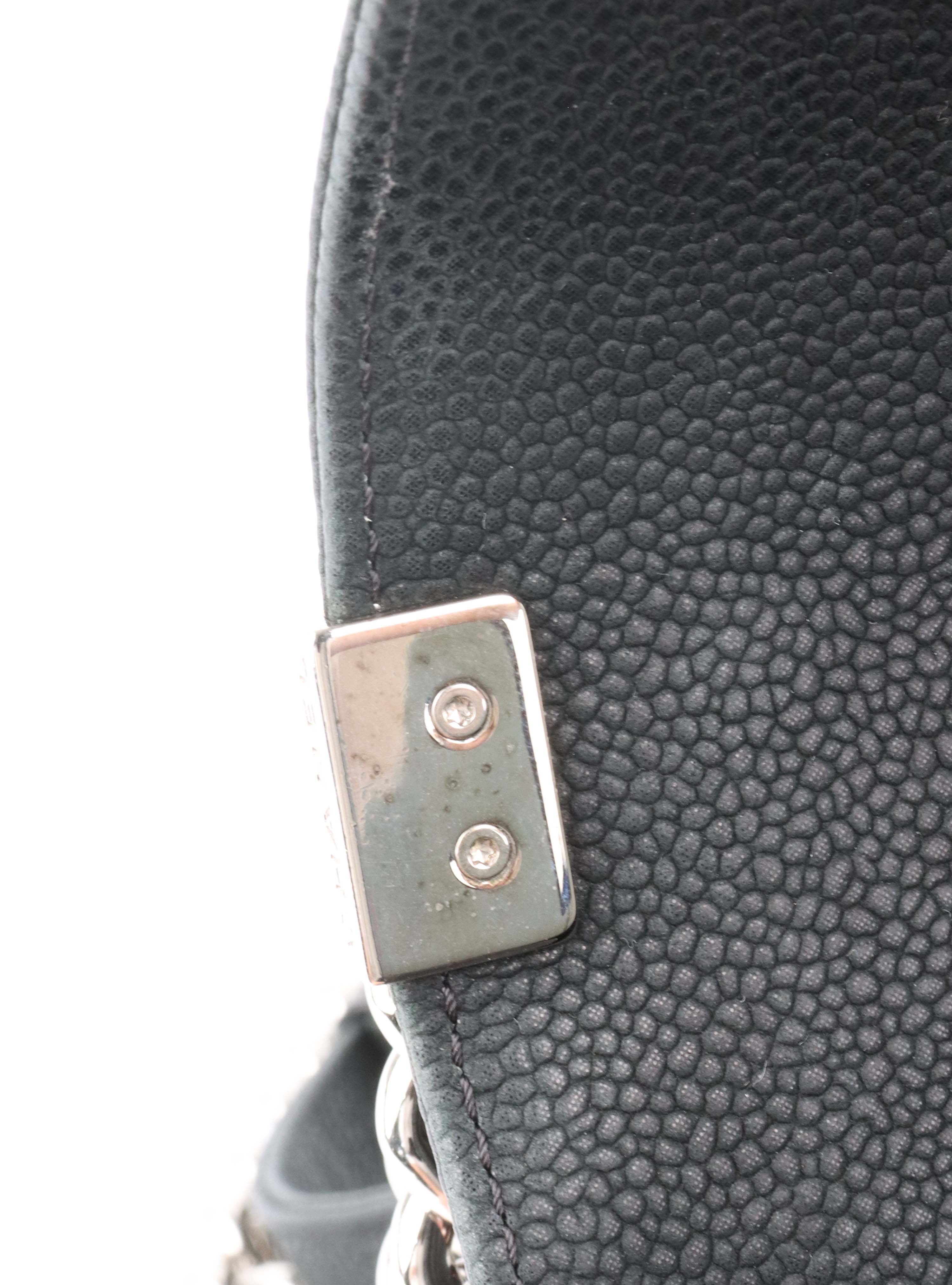 Chanel Black Medium Soft Caviar Boy Bag SHW.