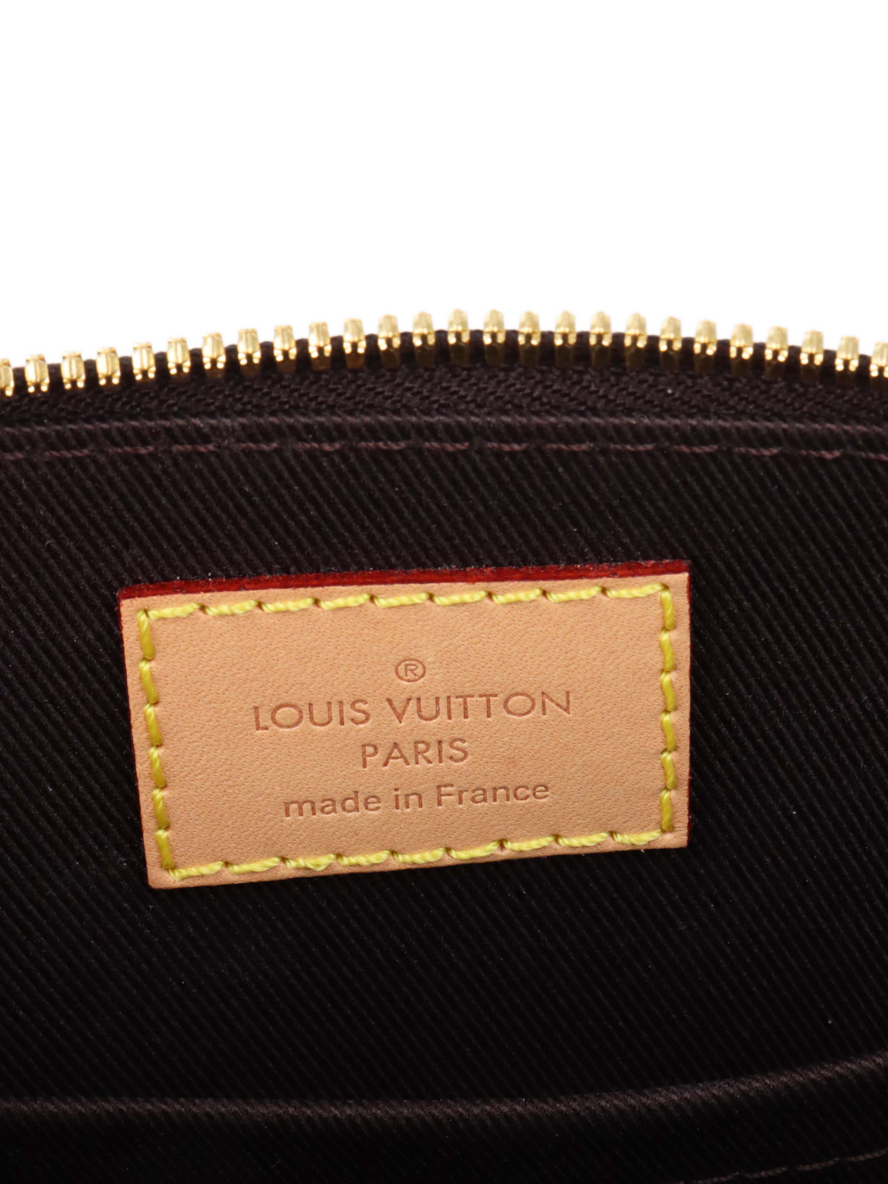 Louis Vuitton Dark Cherry Vernis Patent Alma BB.