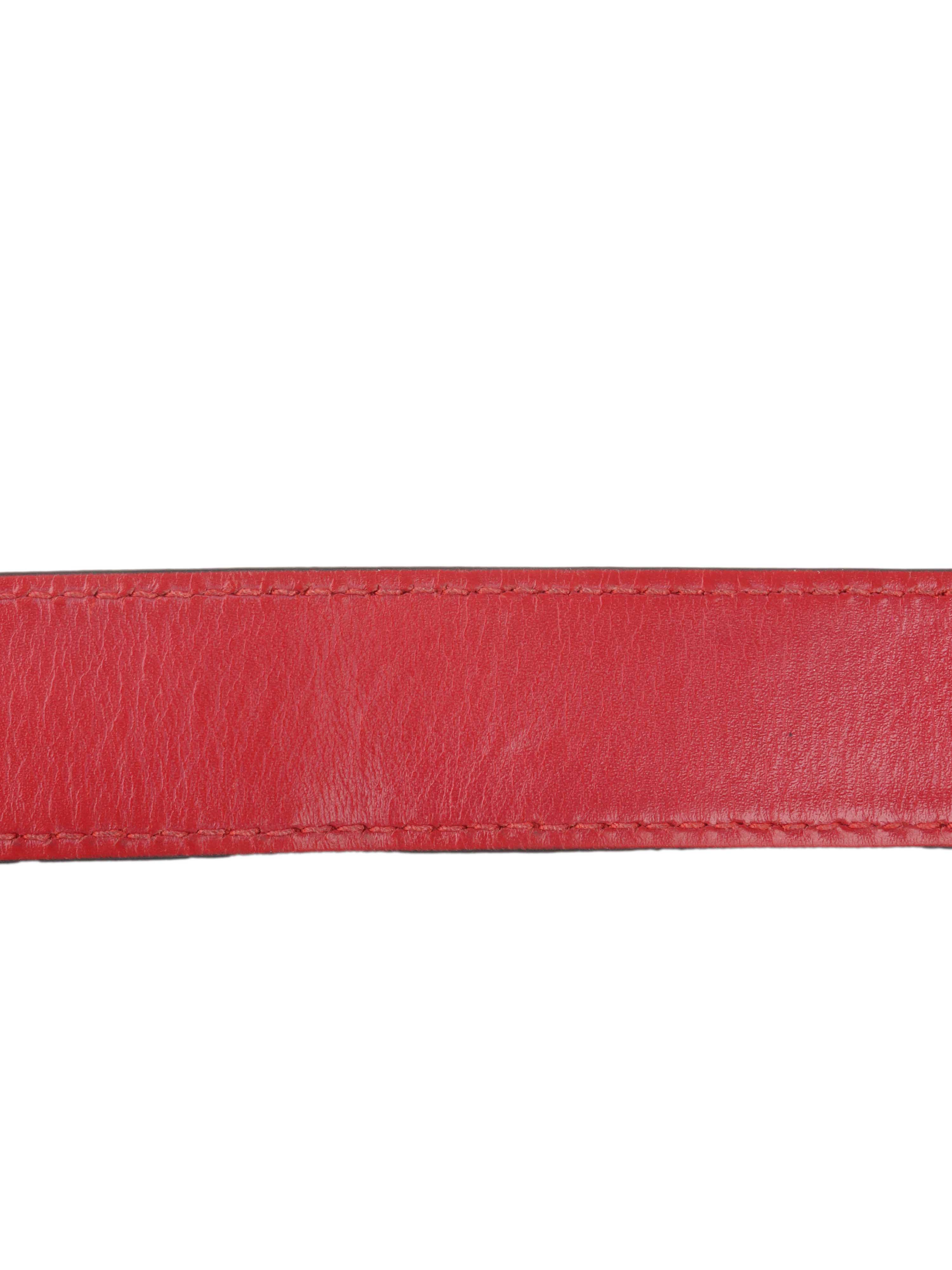 Gucci Red Medium Sylvie Bag.