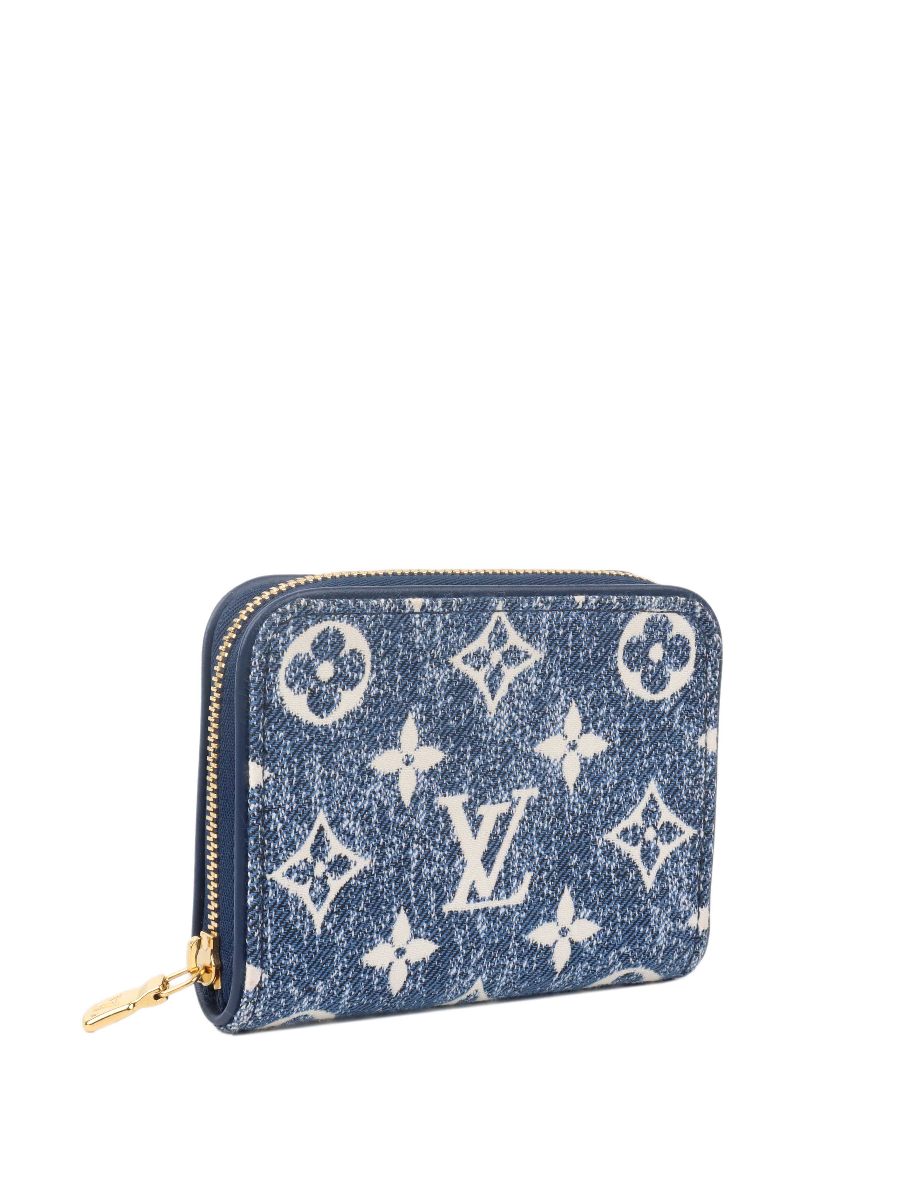 Louis Vuitton Denim Zippy Coin Pouch.
