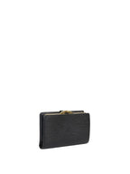 Louis Vuitton Black Epi Leather Short Wallet.