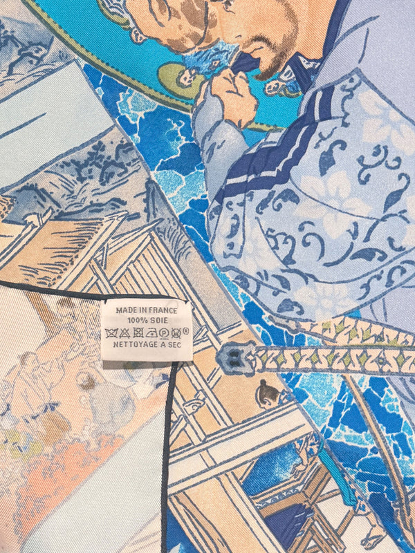 Hermes Les Artisans d'Hermes 2020 Akira Yamaguchi Scarf