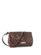 Louis Vuitton Damier Ebene Favoriite MM Bag.