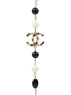 Chanel Multi-Gem & CC Logo Necklace.