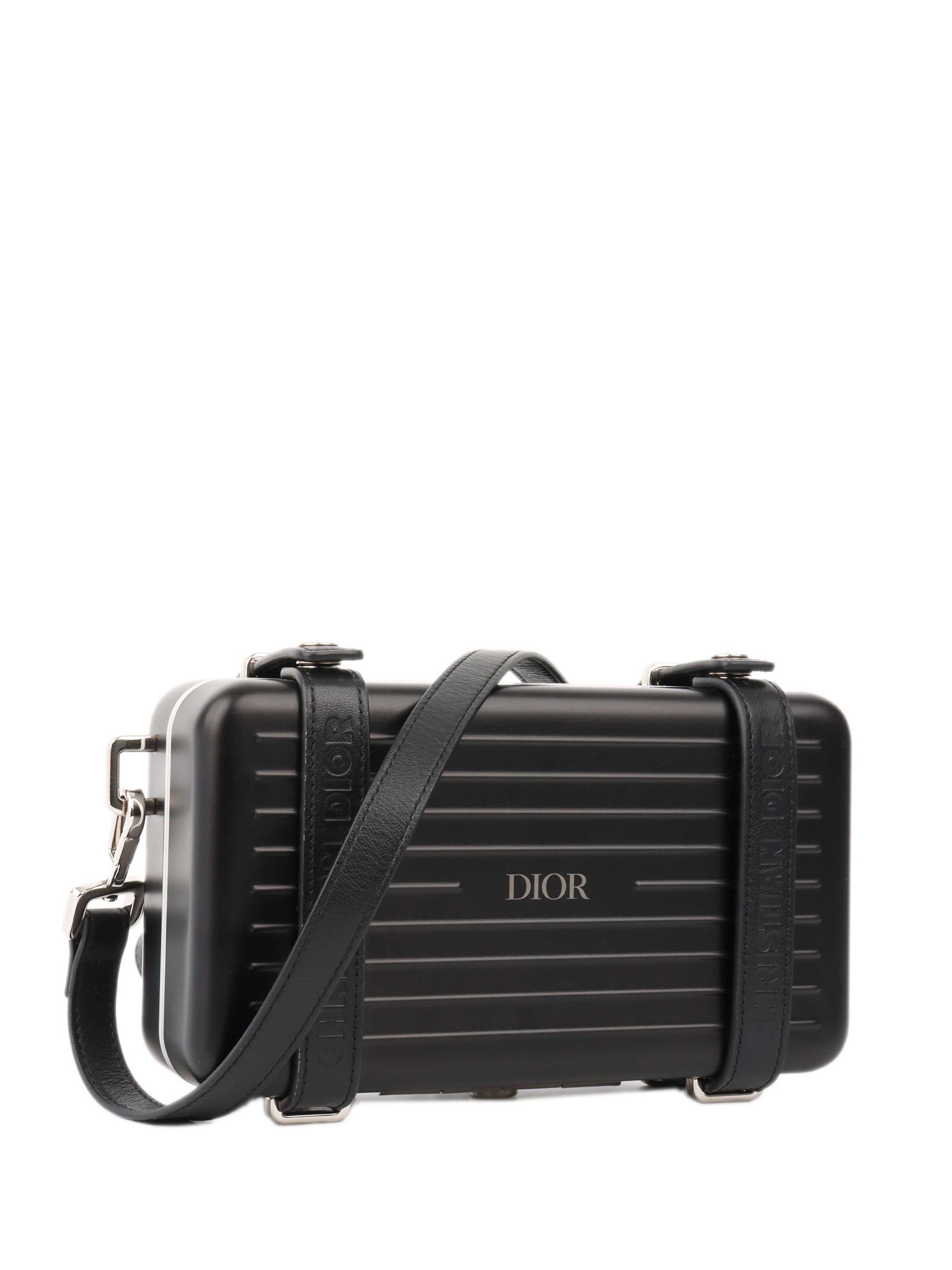 Dior x Rimowa Black Personal Clutch Case.