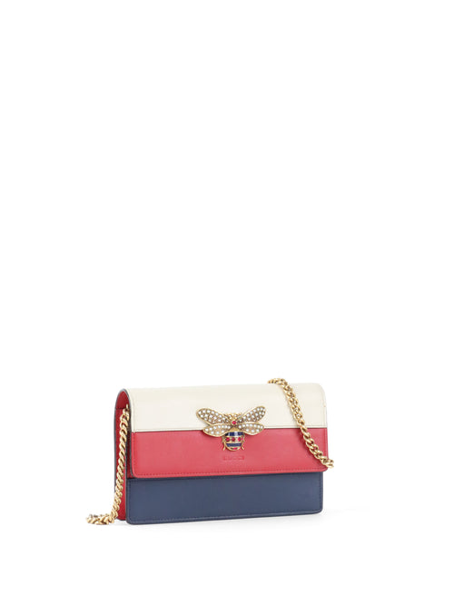 Gucci Tri-color Queen Margaret Wallet on Chain