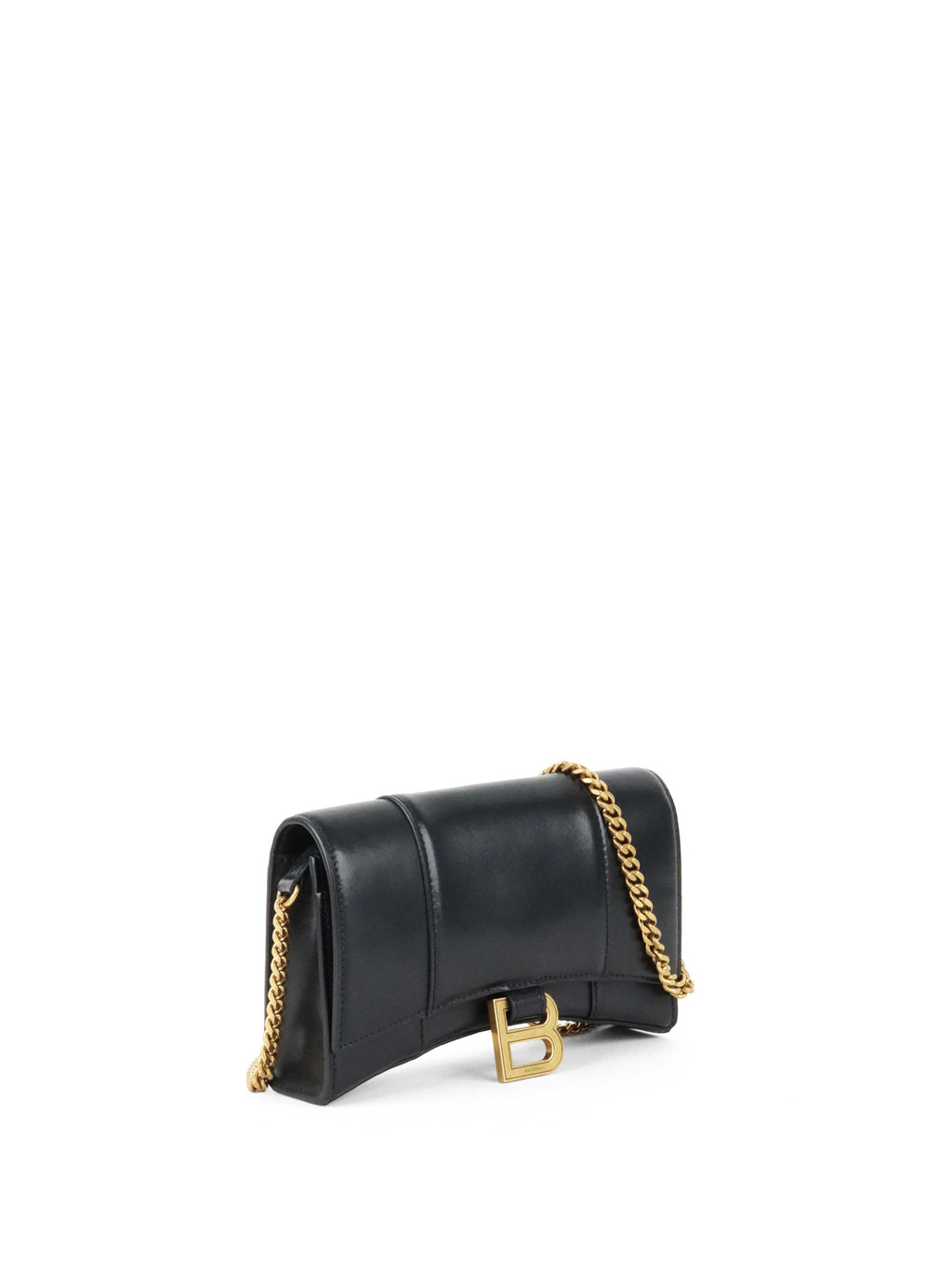 Balenciaga Black Hourglass Wallet On Chain