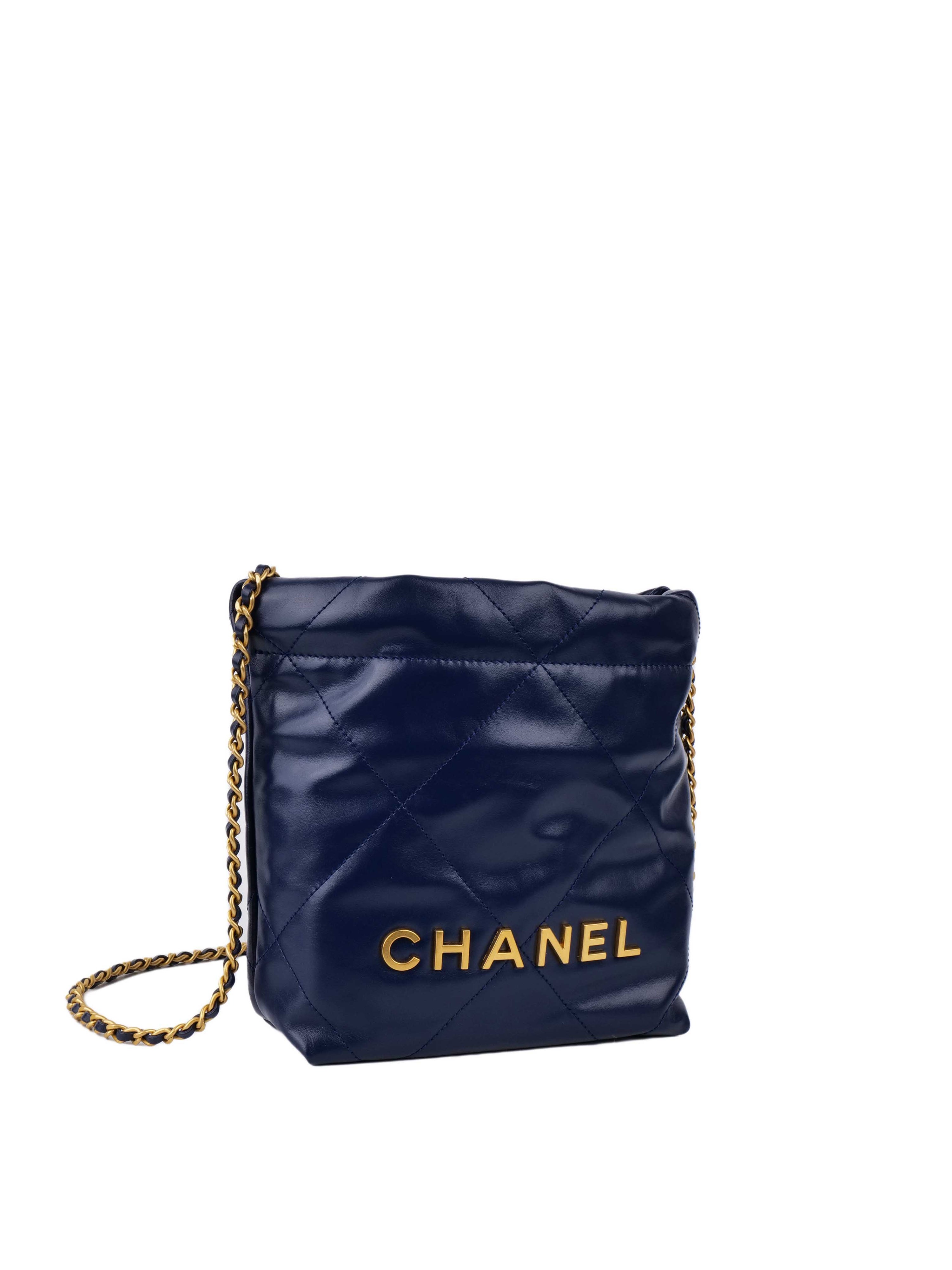 Chanel 22 Navy Mini Shoulder Bag.