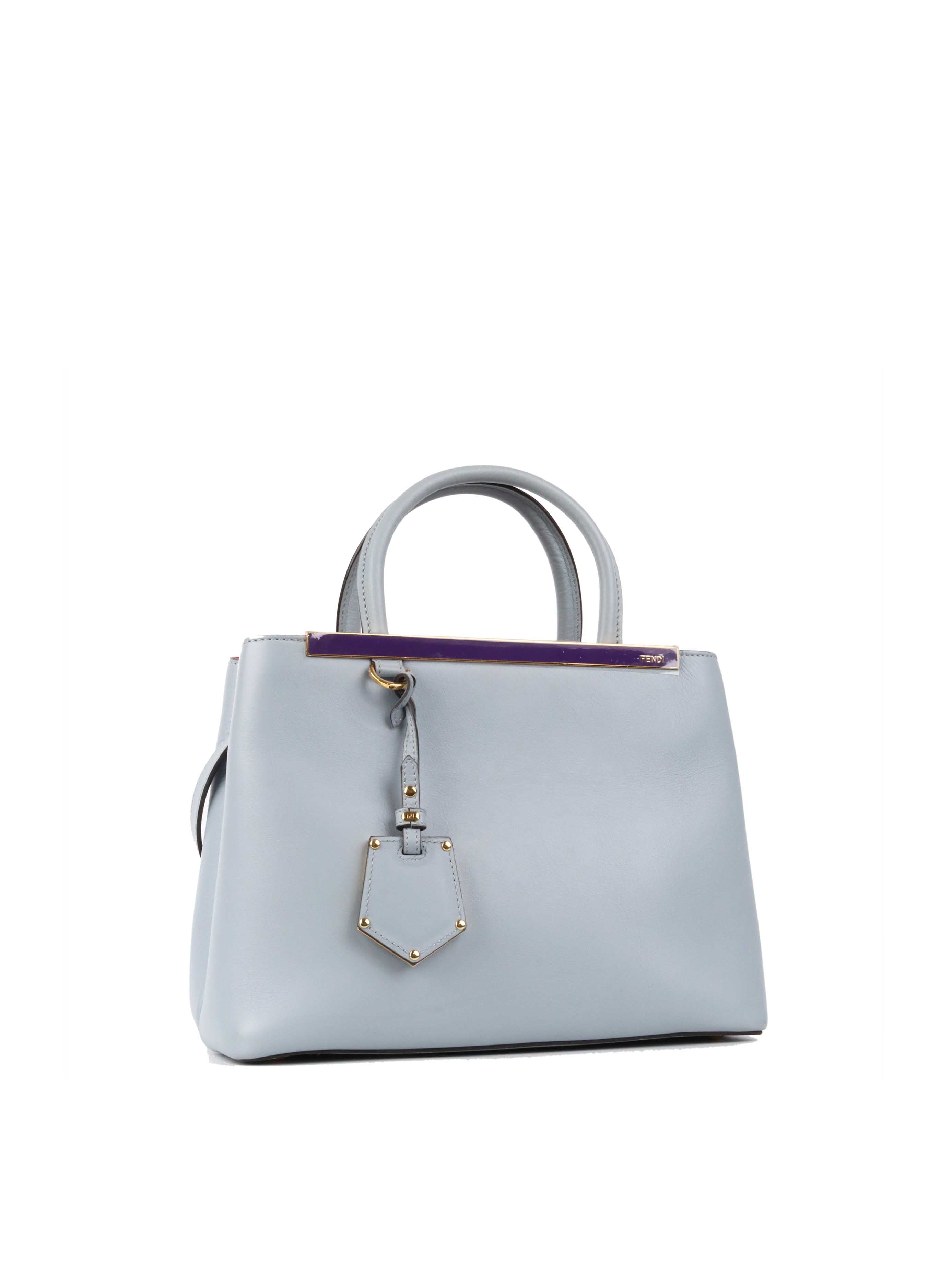 Fendi Pale Blue 2Jours Shoulder Bag