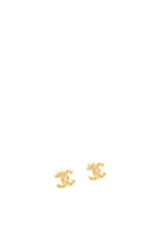 Chanel CC Gold-tone Studs Earring