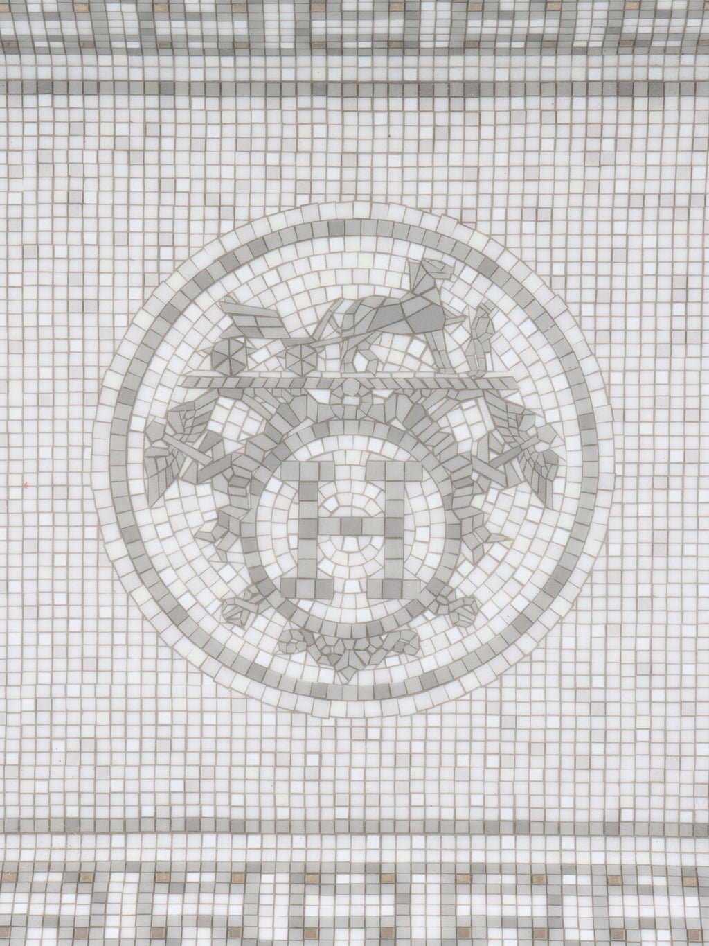 Hermes Mosaique au 24 Platinum Change Tray