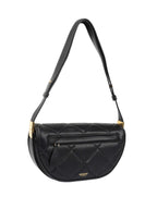 Burberry Small Black Quilted Olympia Shoulder Bag.