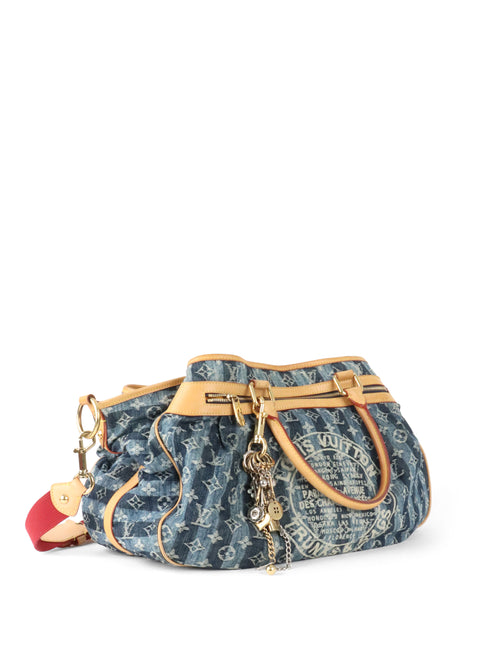 Louis Vuitton Vintage Cabas Raye 2006 Tote Bag.