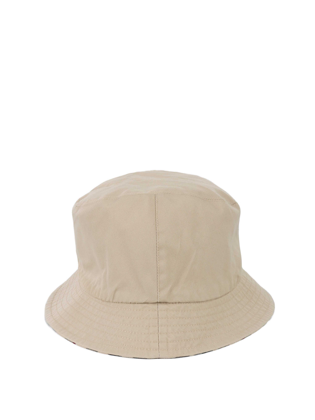 Burberry Cotton Check Reversible Bucket Hat.