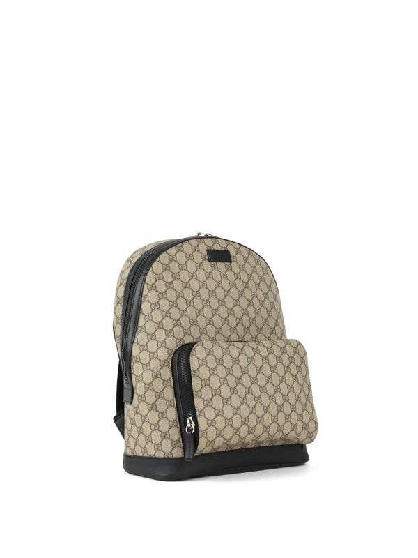 Gucci Large Ebony GG Supreme Backpack