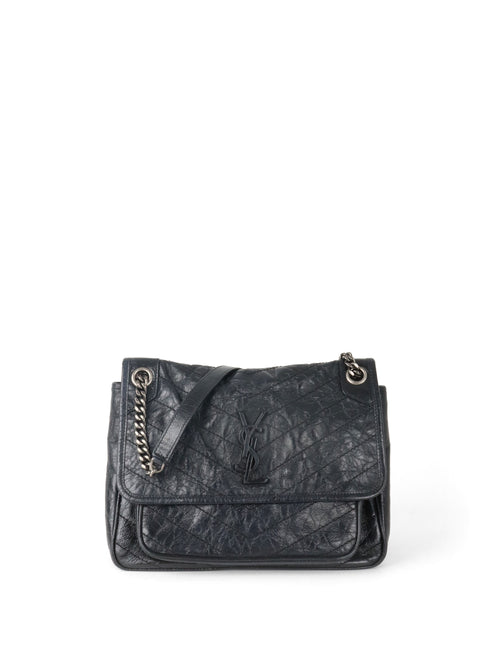Saint Laurent Black Medium Niki Bag.