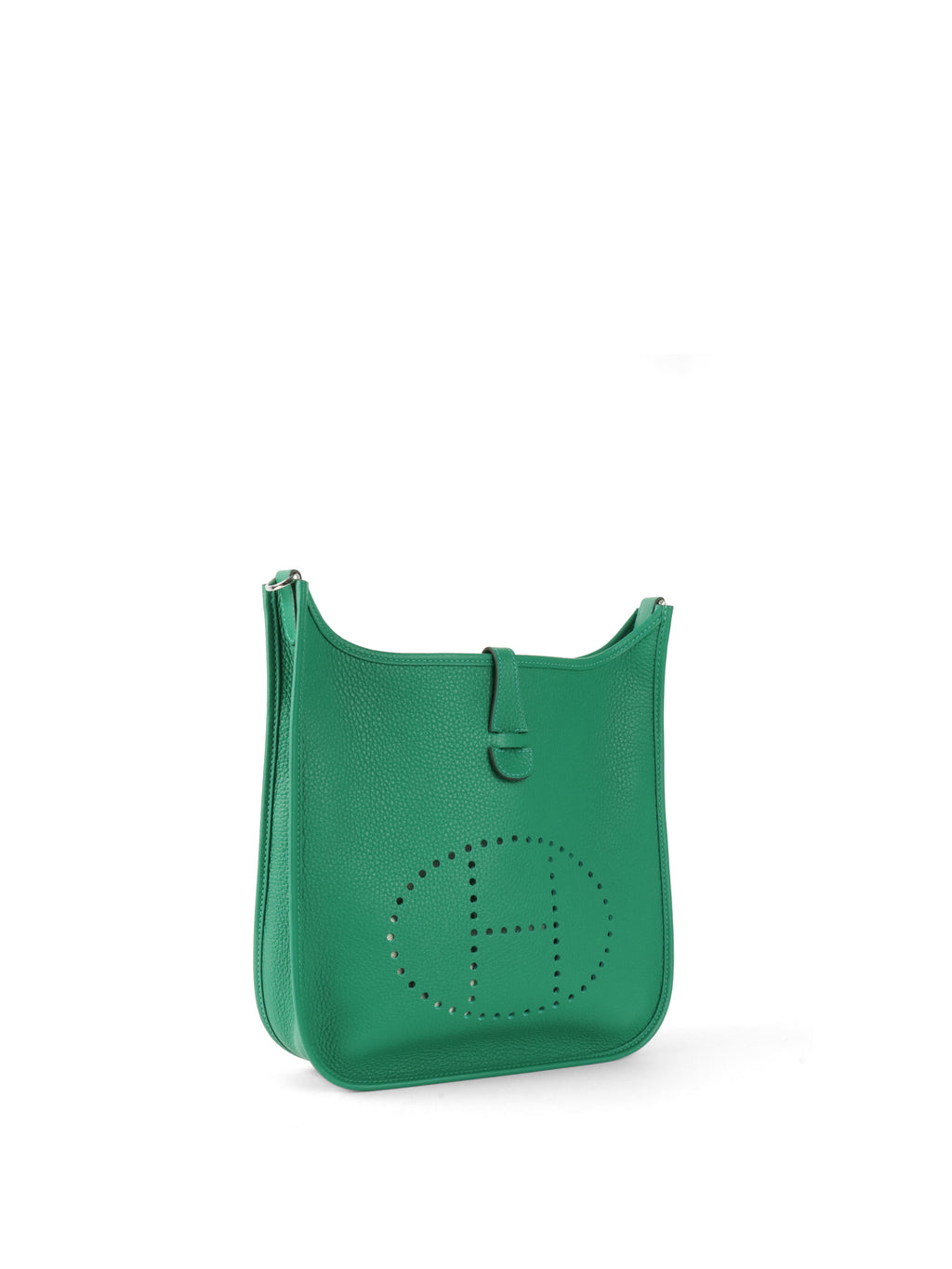 Hermes Evelyne III 29 in Vert Vertigo Gris Pale.