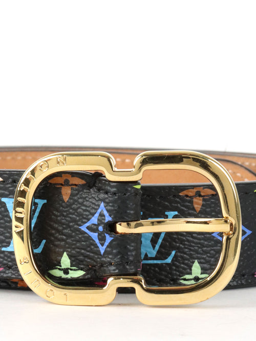 Louis Vuitton x Takashi Murakami Multicolour Belt .