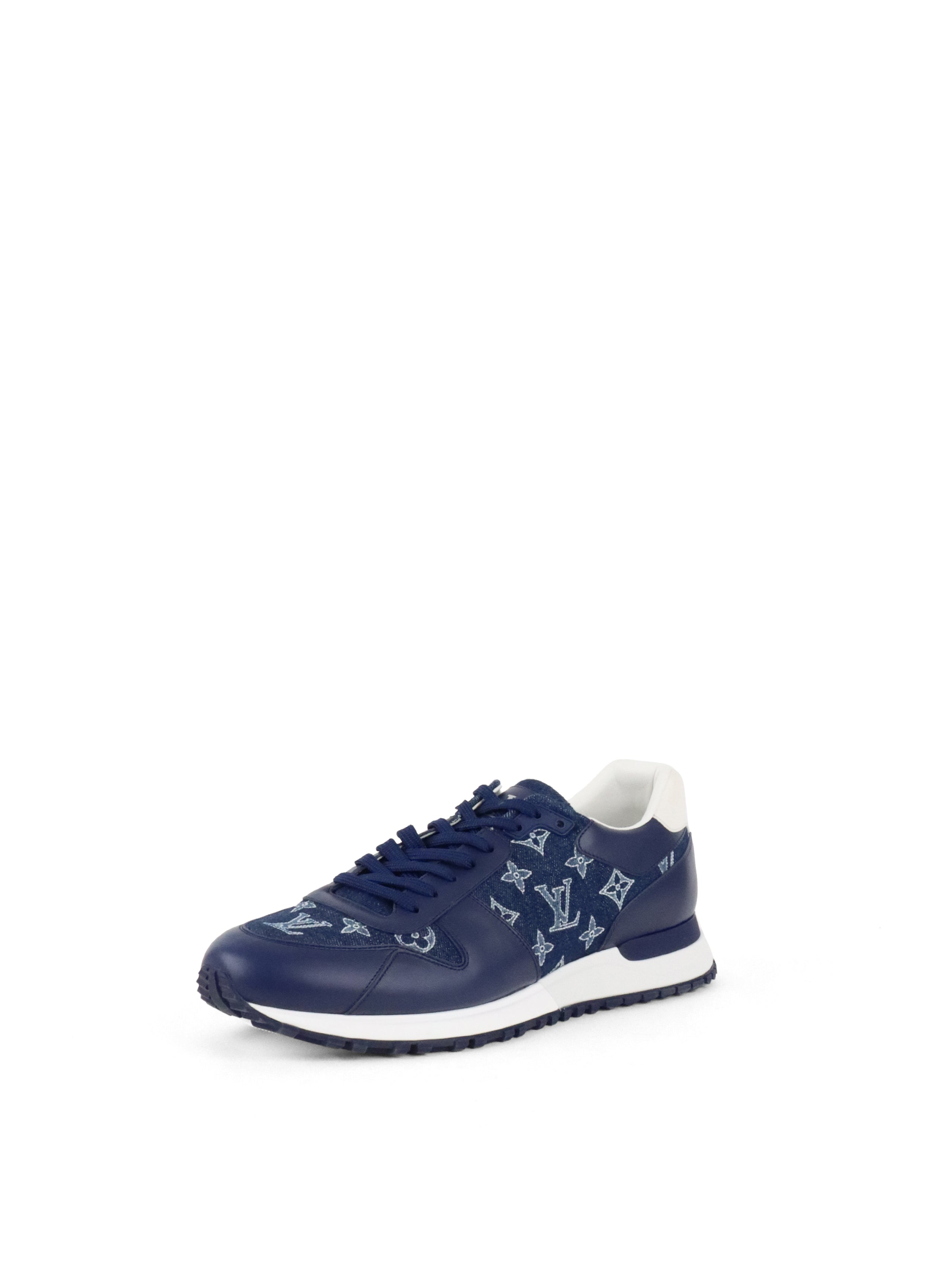 Louis Vuitton Bleu Jean Runaway Men Sneakers Size 10