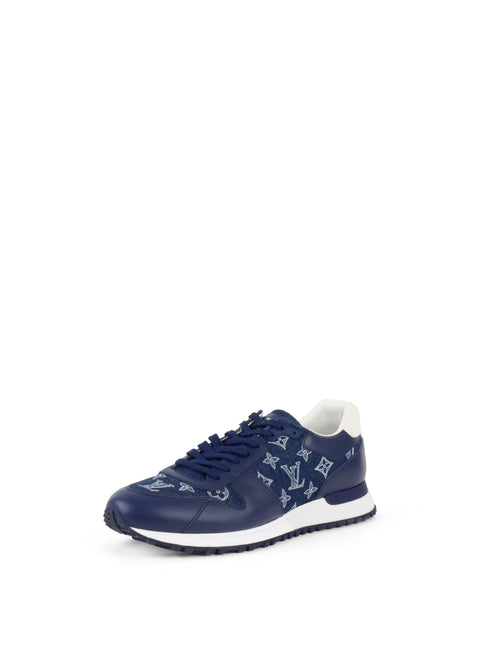 Louis Vuitton Bleu Jean Runaway Men Sneakers Size 10