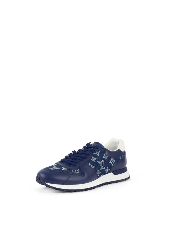 Louis Vuitton Bleu Jean Runaway Men Sneakers Size 10
