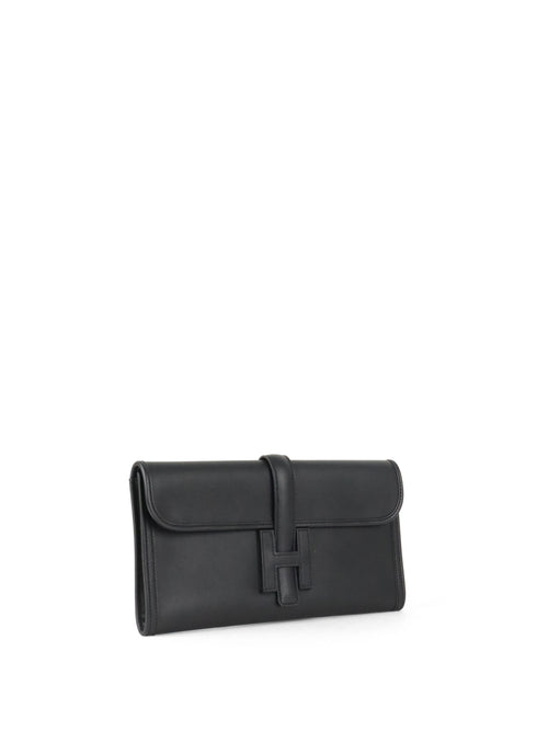 Hermes Noir Swift Jige Elan 29 Clutch