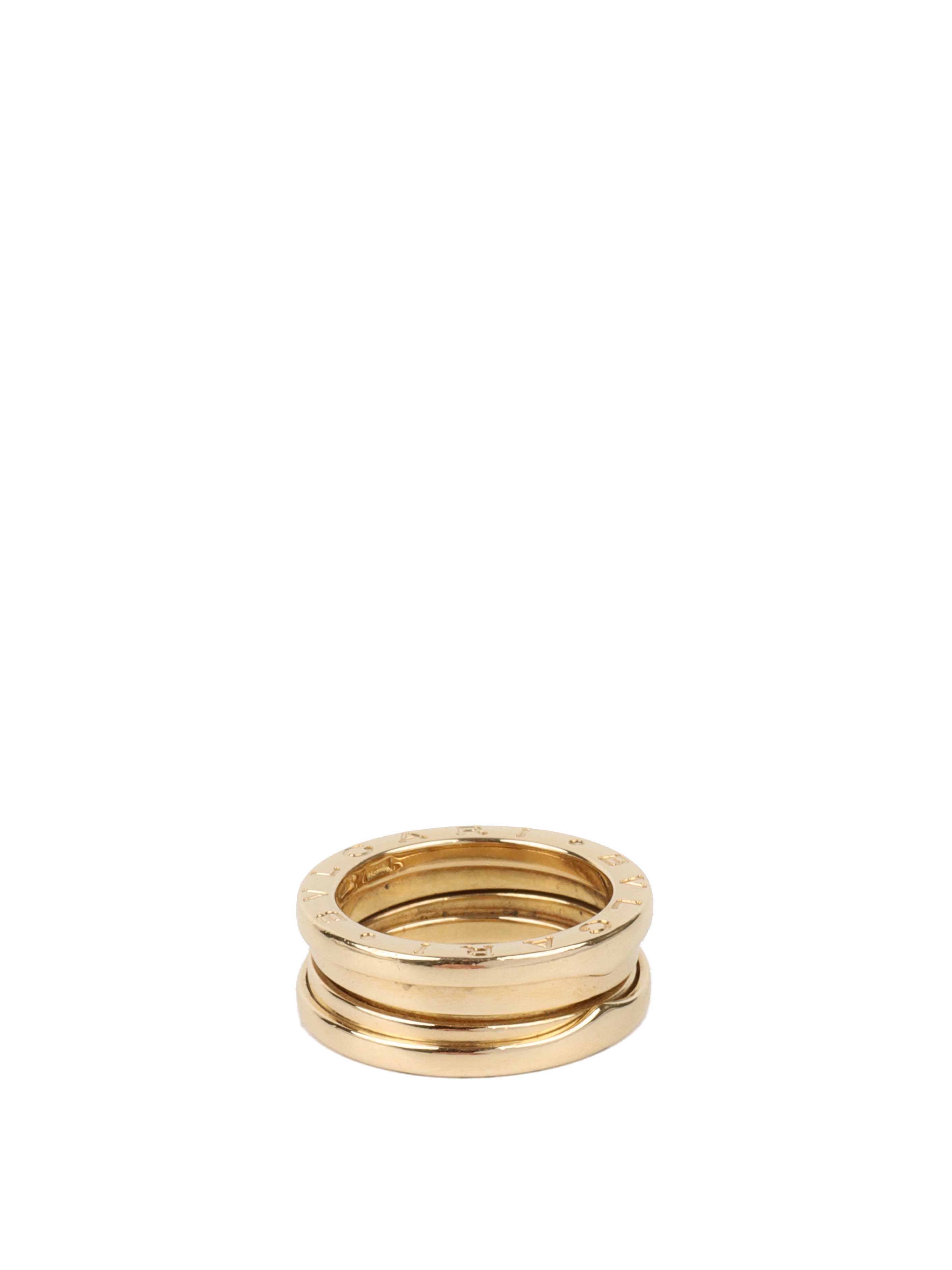 Bvlgari 18k Gold B.zero1 Ring.