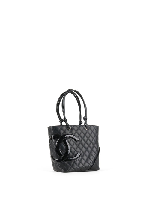 Chanel Black Cambon Ligne Tote Bag