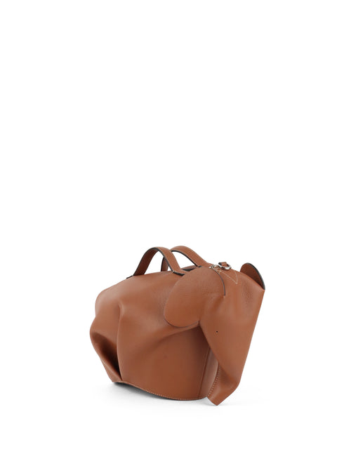 Loewe Tan Large Elephant Shoulder Bag