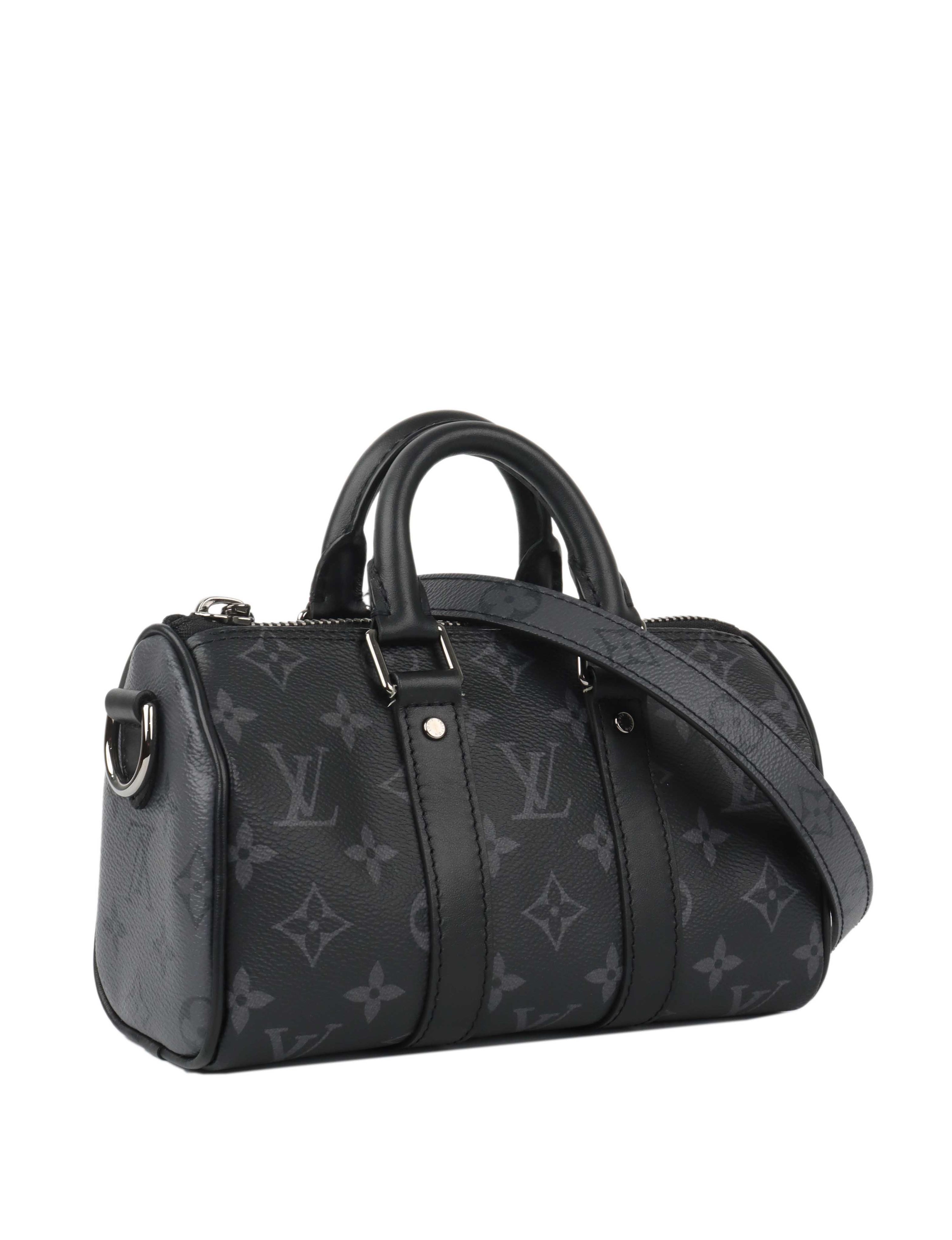 Louis Vuitton Monogram Eclipse Keepall XS.