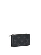 Louis Vuitton Black Monogram Eclipse Coin Case.