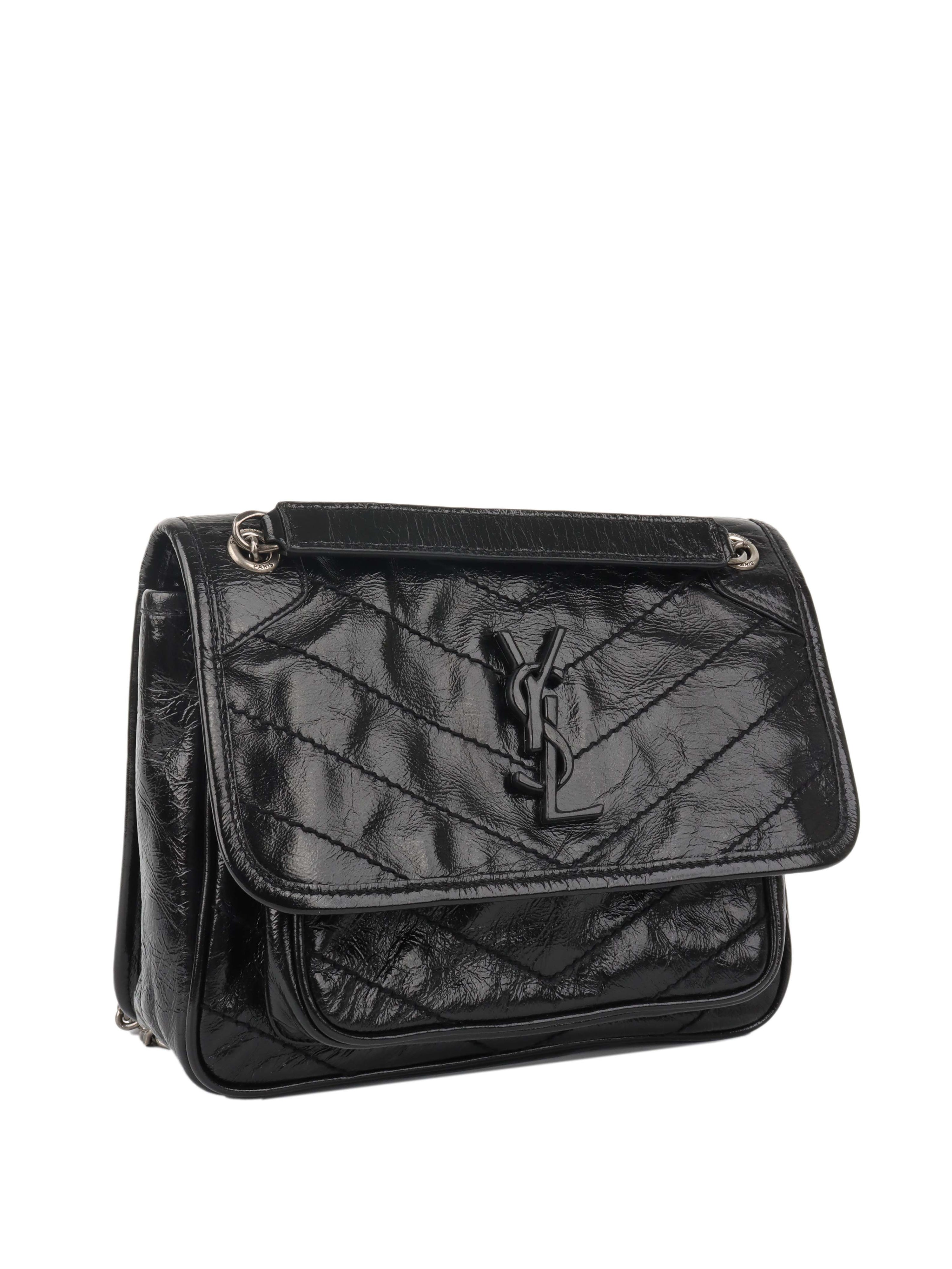 Saint Laurent Niki Baby in Vintage Leather Bag.