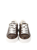Louis Vuitton Monogram Timeout Sneakers.