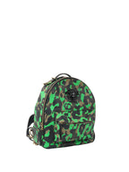 Versace Black and Green Medusa Backpack.