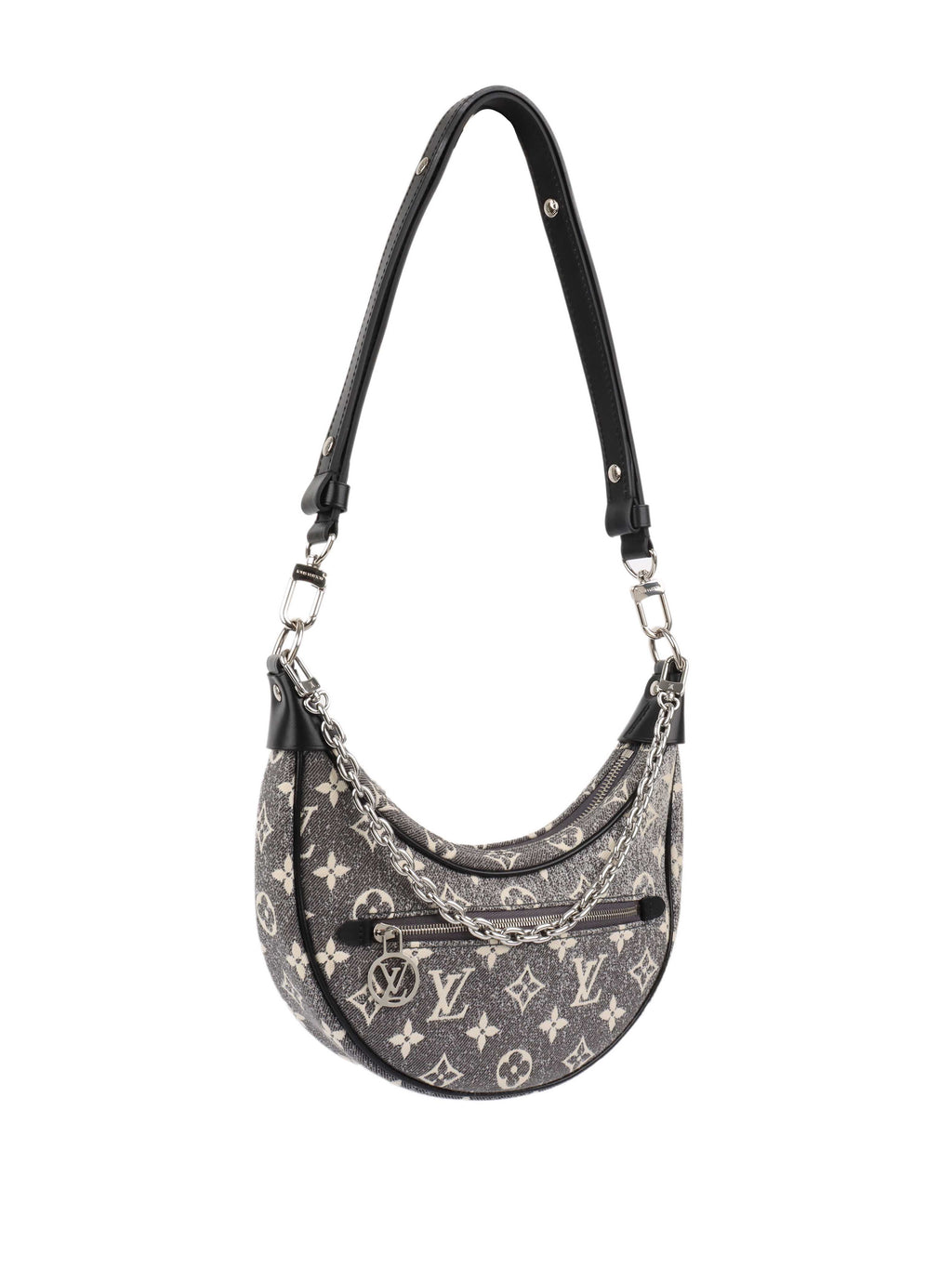 Louis Vuitton Black Denim Loop Bag.