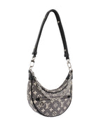 Louis Vuitton Black Denim Loop Bag.