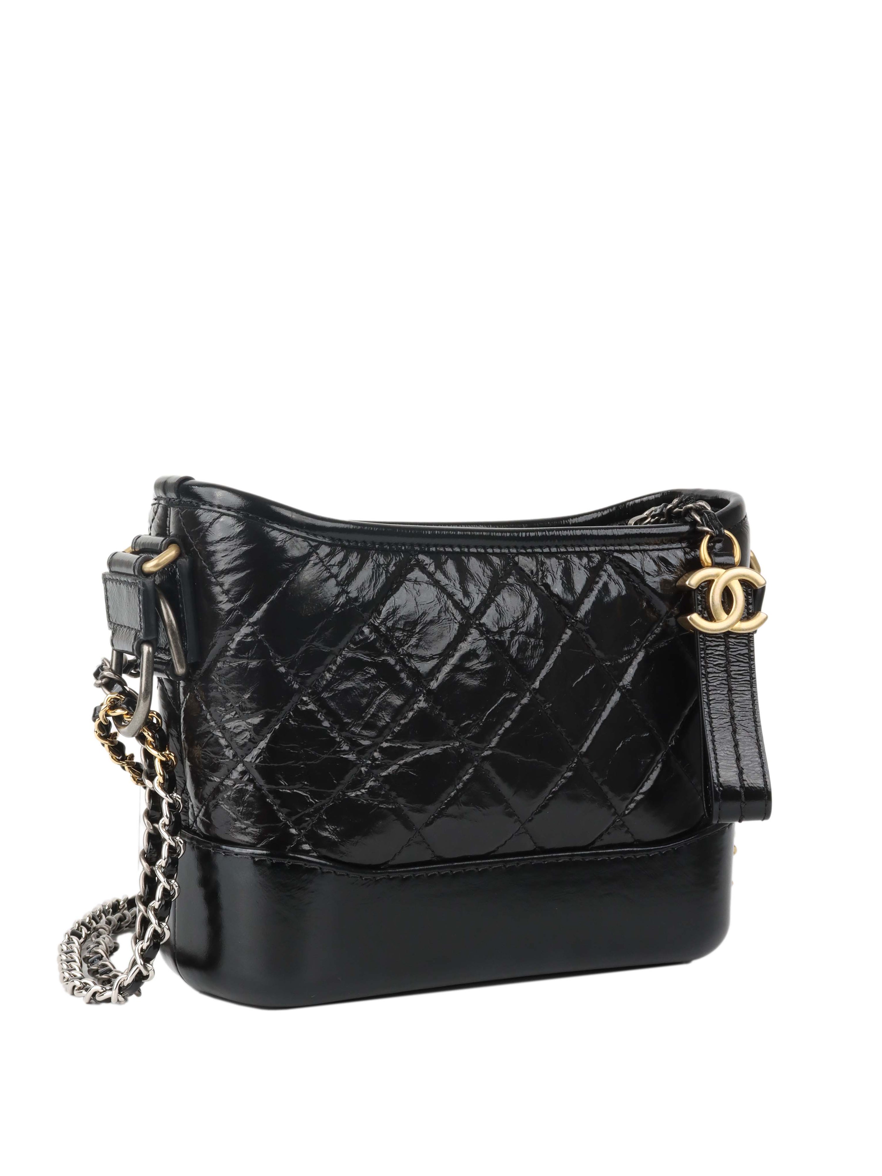 Chanel Black Small Gabrielle GHW.