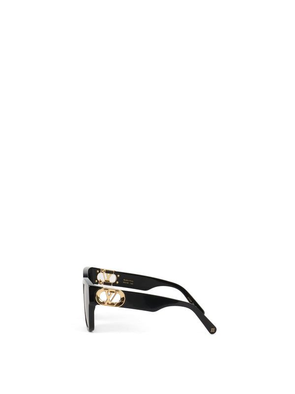 Louis Vuitton Black  LV Link Square Sunglasses