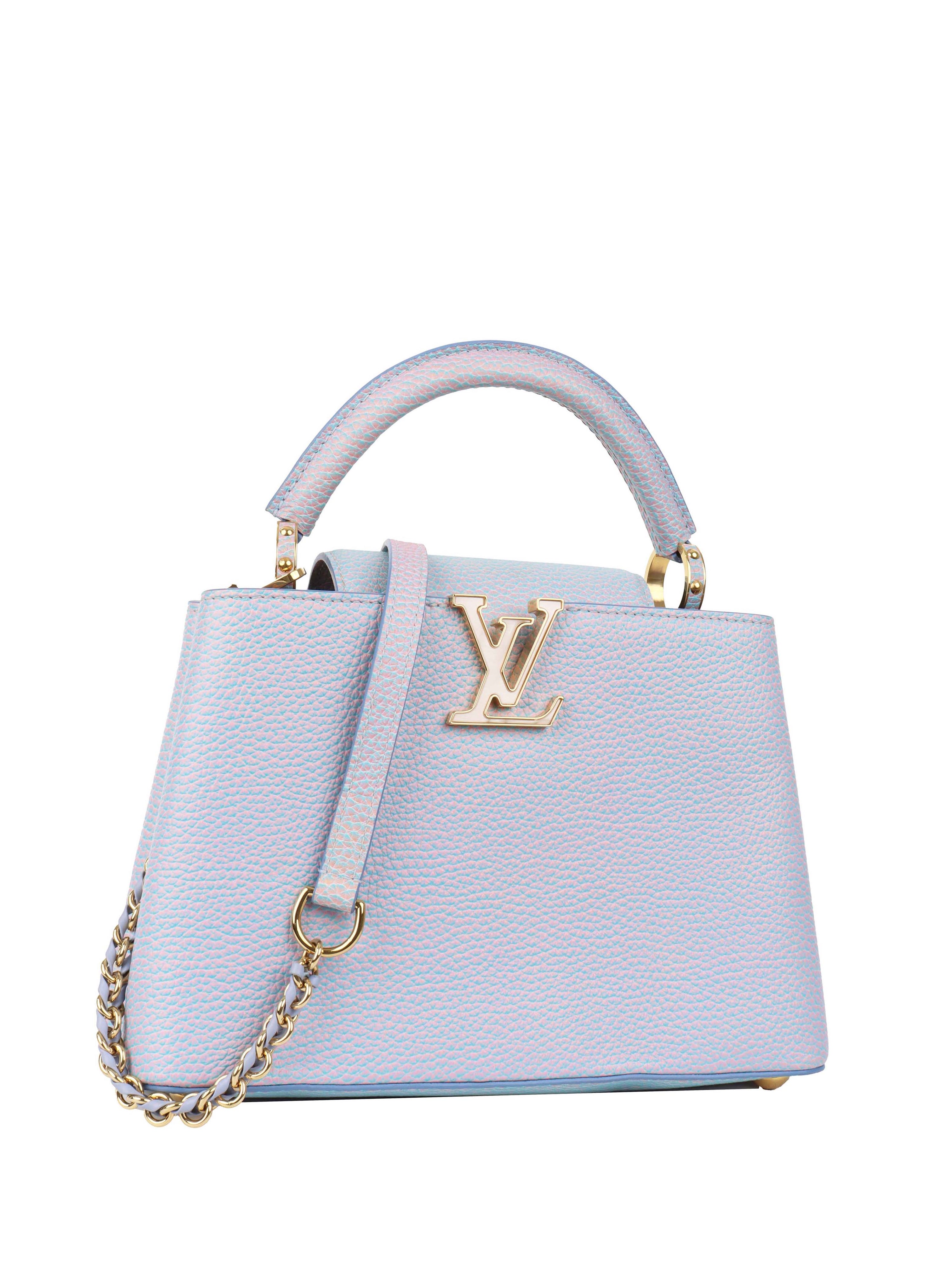 Louis Vuitton Pink & Blue Capucines.