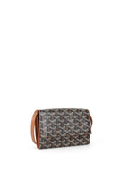 Goyard Brown Goyardine Varenne Continental Wallet on Strap