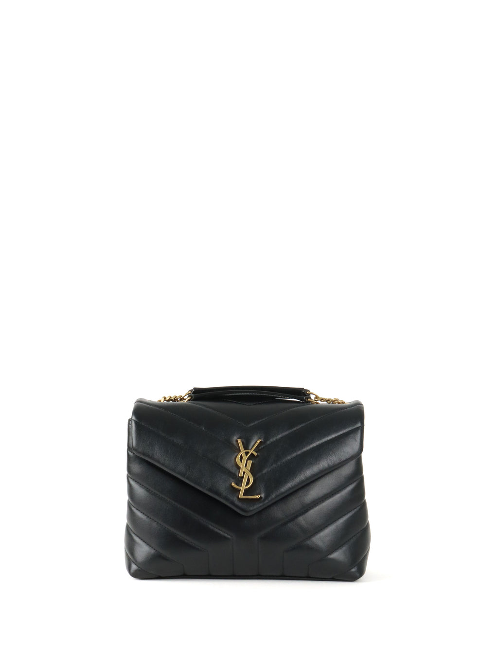 Saint Laurent Black Small Loulou Bag GHW