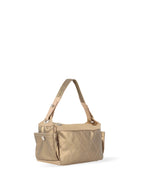 Chanel Champaign Paris Biarritz Quilted Coated Canvas Bag
